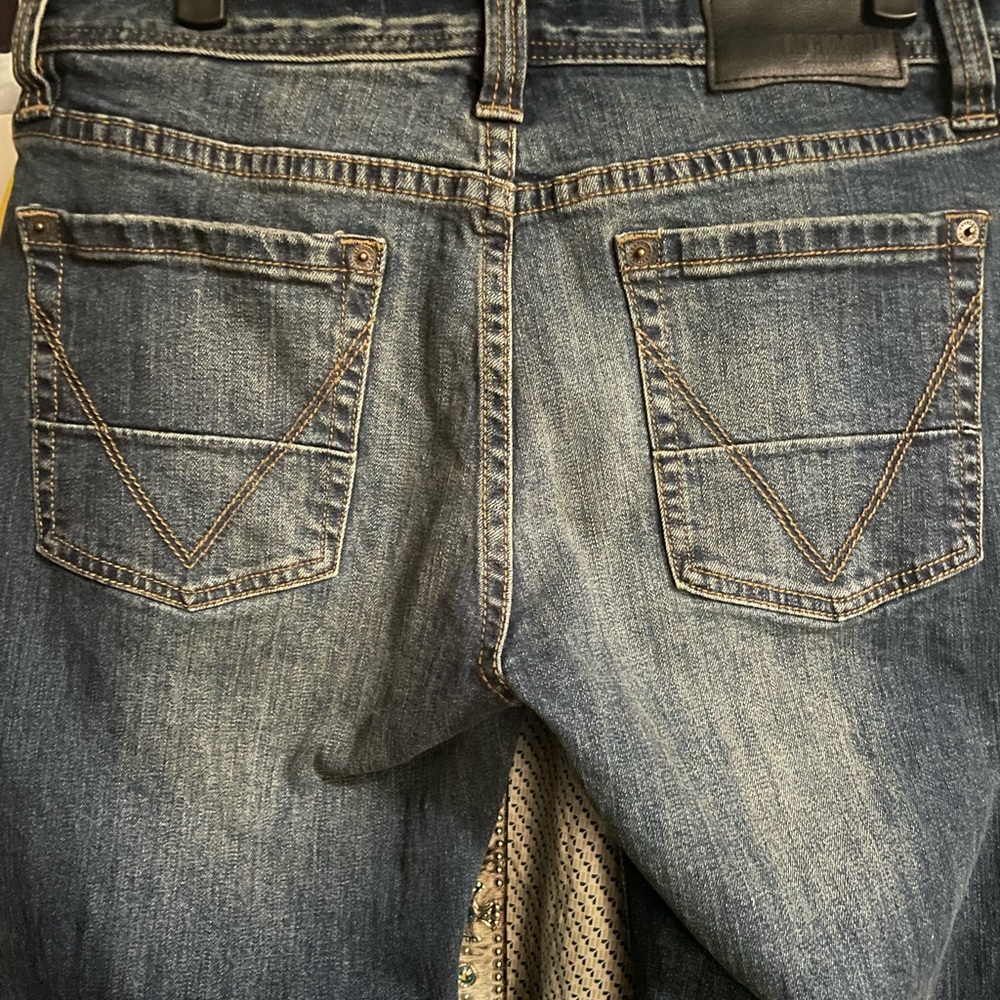 Rock n roll denim vintage 46 pistol straight regular fit 33x32 worn once